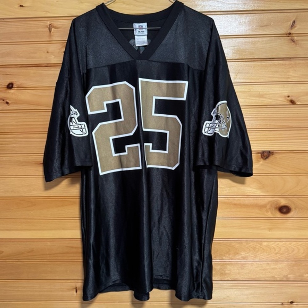 NFL Team Apparel New Orleans Saints Reggie Bush #25 Jersey XL